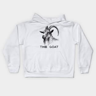 the goat tshirt, the goat, whos the goat, i am the goat Kids Hoodie